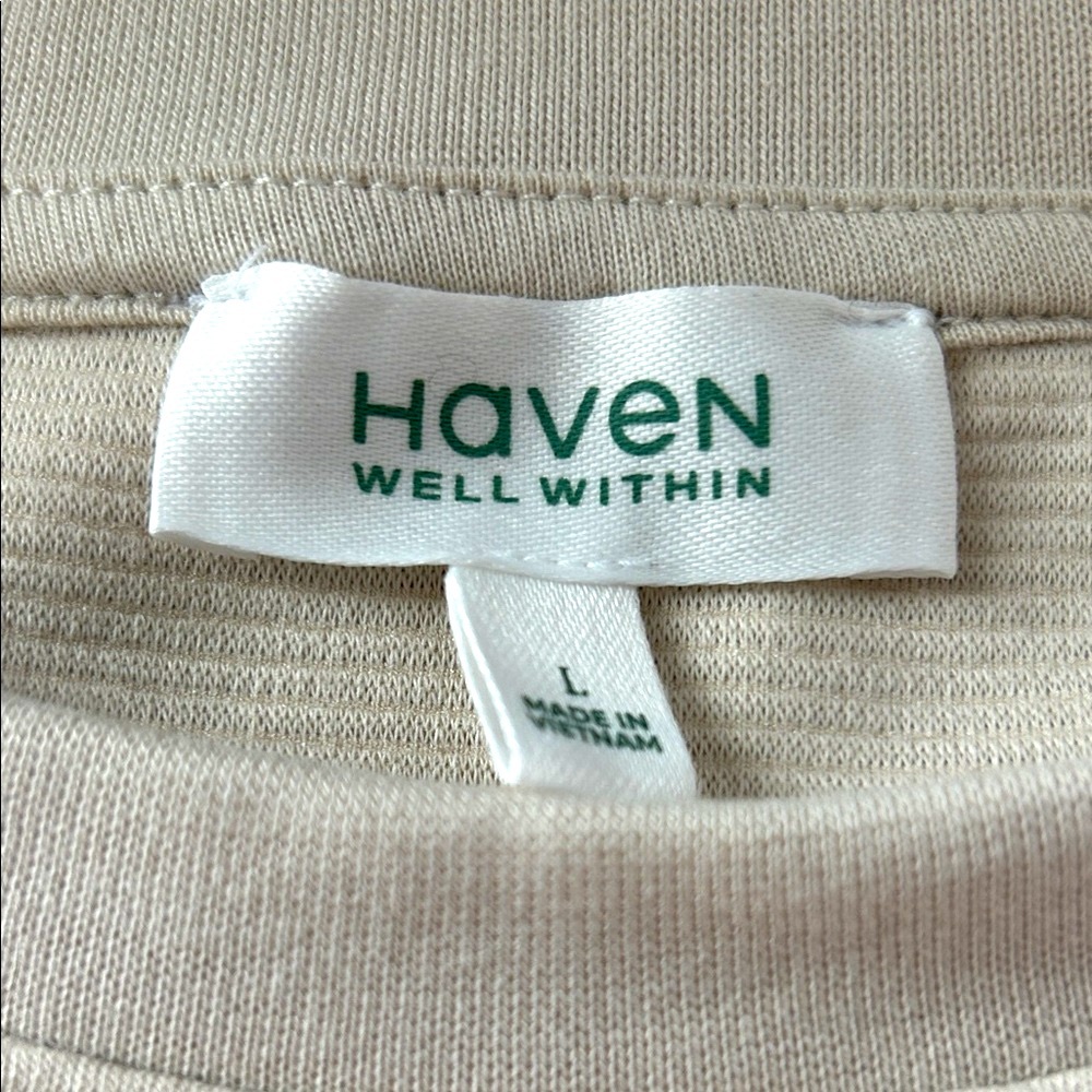 Haven Well Within Women's Cream Loungewear Set - Picture 2 of 6